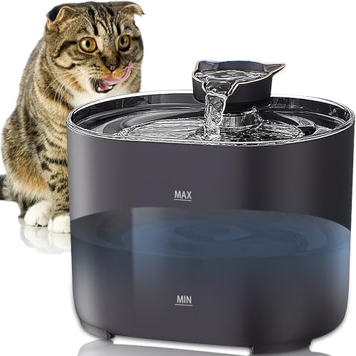 Opiniones y reviews de Fuentes - los más vendidos. 45 MXCOCO Fuente de Agua para Gatos, 74oz/2.2 L Bebedero para Gato con luz LED, Fuente para Mascotas con Bomba Ultra Silenciosa, Dispensador de Agua para Perros con Filtros, Sin BPA