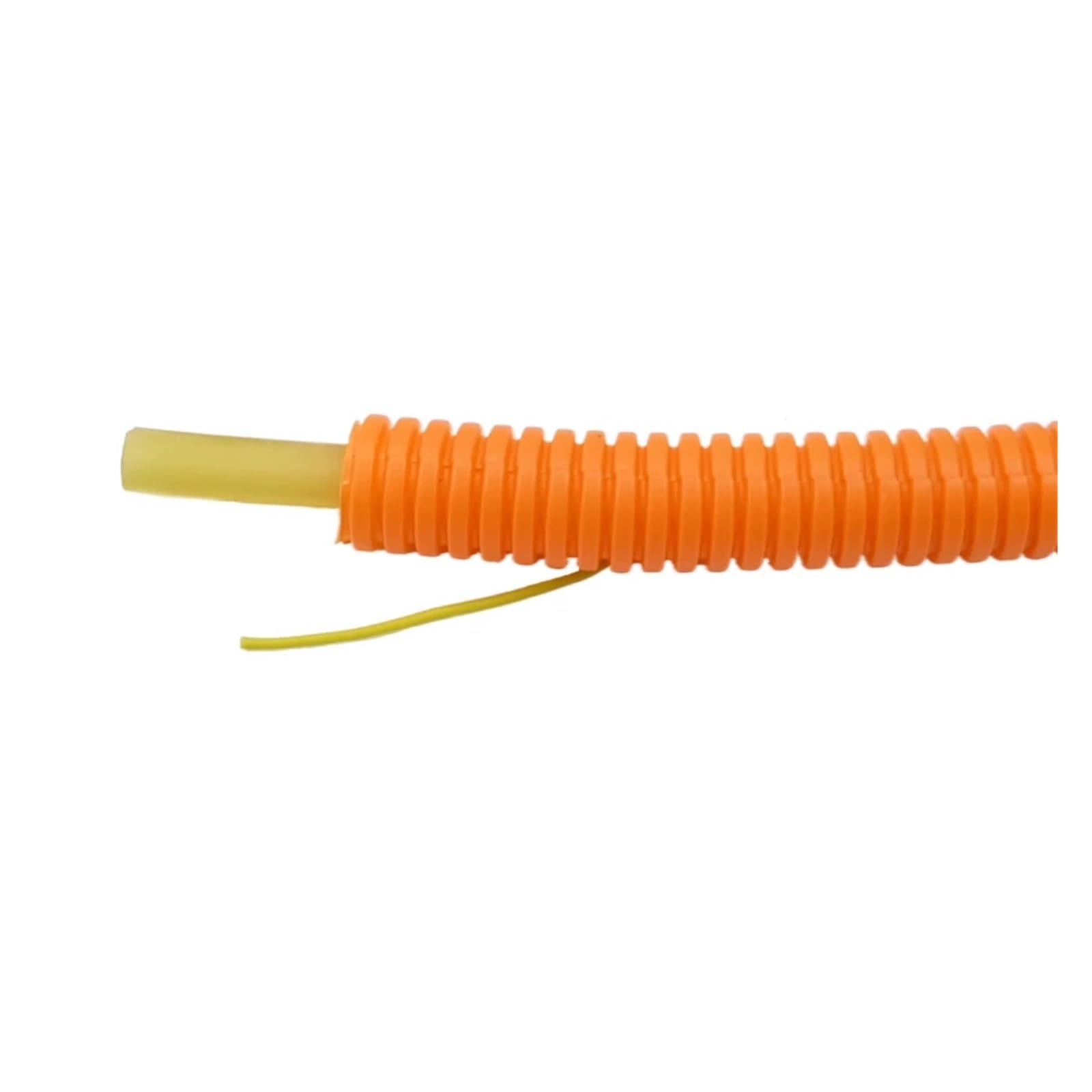 Cavi, Cavi per Tubi Flessibili, Cablaggio di Tubi di Linea for Auto, Filettatura di plastica Divisa(Orange - Open,ID 5.5 X OD 7.5MM-1M)