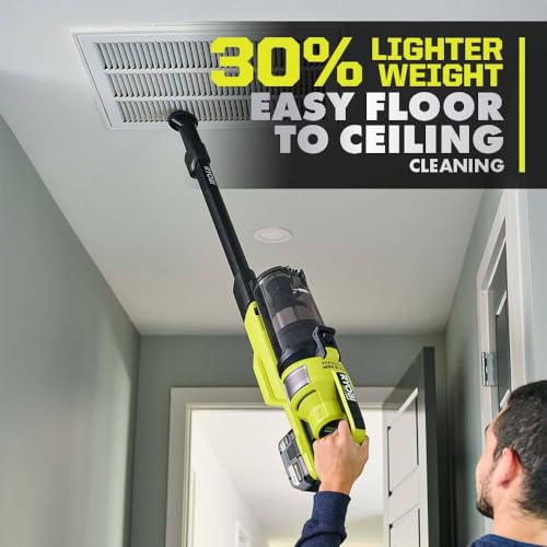 Ryobi Tools 18V One+ Hp Cordless Pet Stick Vac With Dual-Roller Bar thumb #5
