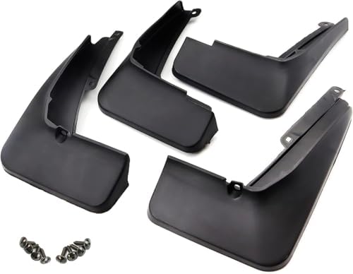 Car Mud Flap for KUV 100 T 2 2018 Heavy Duty Splash Mud Guards OEM Type Set of 4 Black