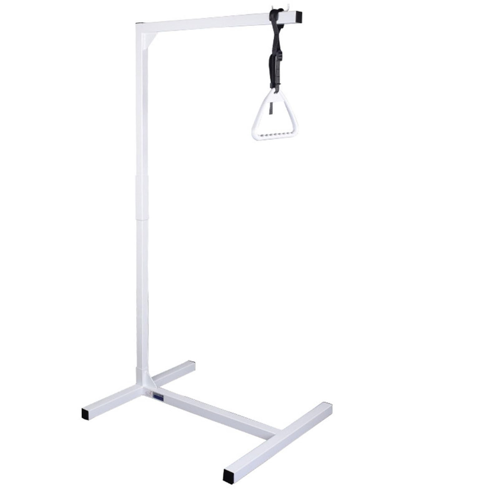 SXTYFBB Trapeze Bar Bedside Pull Up Assist for Elderly Handicap Bed Rails,Transfer Bar Floor Stand Patient Aid Trapeze Bar,Bed Assist Rails for Elderly, Stand Assist Bar Holds Up to 450 lbs