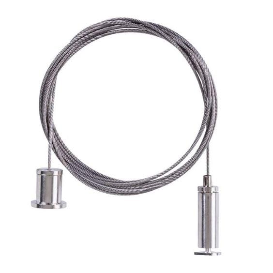 Mufasa 1 Meter Steel Wire Suspension Kit Clutch Wire Adjustable Cable Chains Hanging Wire for Track Rails Pendant and Light Fittings (Pack of 2)-image-41