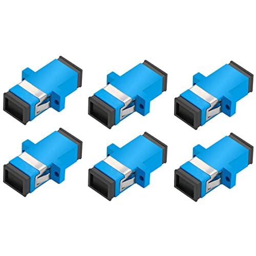 Connecteurs Fibre Optique SC - Lot De 6 Coupleurs Simplex Monomode
