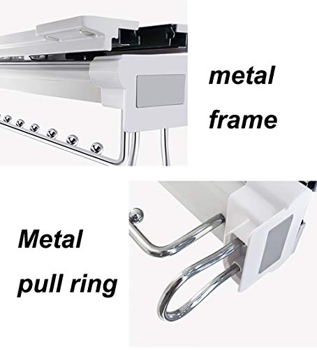 Tringle de cintre extensible robuste et nizer rack métallique pour rangement dressing