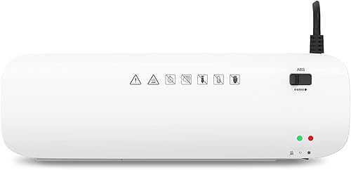 Miniatura 8 de Flatware Máquina laminadora A4 A5 A6 con 50 bolsas laminadoras, calentamiento rápido y sin burbujas, laminadores térmicos para oficina, hogar,