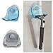 EIKS 2 Pack Portable Razor Holder Rack Shelves with Suction Cup Hooks Apply for Shower Bathroom Travel Wall Mounting Reusable
