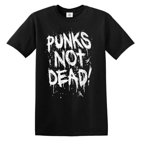 Punk Skull Biker Glam Rock T-Shirt Cover