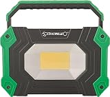 STAHLWILLE Przenośny akumulatorowy reflektor budowlany LED 2800 lm | możliwość ściemniania, funkcja powerbanku