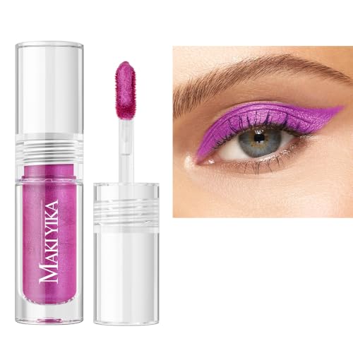 Purple Glitter Eyeshadow Liquid Hot Pink Glow Shimmer Eye Shadow for Women
