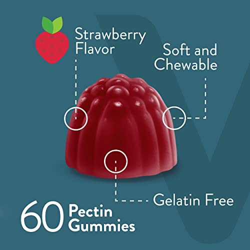 Vitamin D3 + K2 Gummies - 1000 Iu Vitamin D3 + 100 Mcg Vitamin K2 - Bone & Heart Health For Adults And Teens - Vegetarian, Gluten Free, Gelatin Free & Non Gmo - Chewable Strawberry Flavored Gummies #TOP2