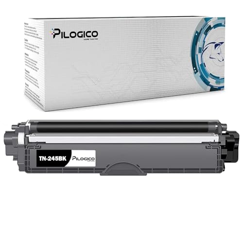 Pilogico Toner Nero Compatibile Con Tn241 Tn245 Per Stampanti Brother Hl-3140Cw Hl-3150Cdw Hl-3170Cdw Mfc-9140Cdn Mfc-9340Cdw Mfc-9330Cdw Dcp-9020Cdw 