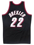 Clyde Drexler Portland Trail Blazers 1991-92 Road Men's Swingman Jersey (as1, Alpha, 4X, Regular, Regular) Black