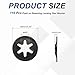 MECCANIXITY 110Pcs Internal Tooth Lock Washers, M3 ID 9mm OD Star Locking Washer Quick Speed Retaining Clips Fasteners for Machinery, Automobile, Industrial Use, Flat Edge