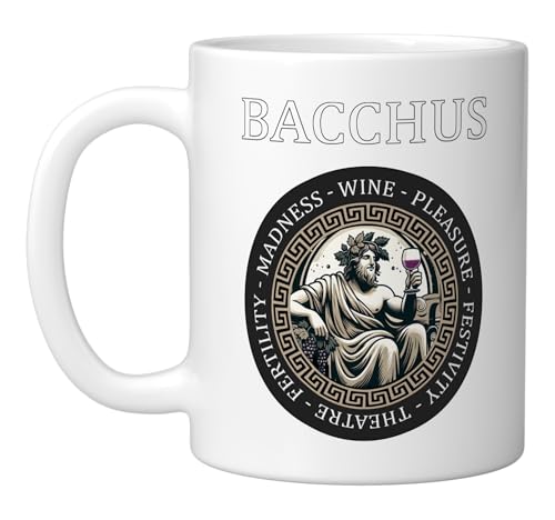 Bacchus Roman God of Wine and Festivals Roman Mythology Ceramic
