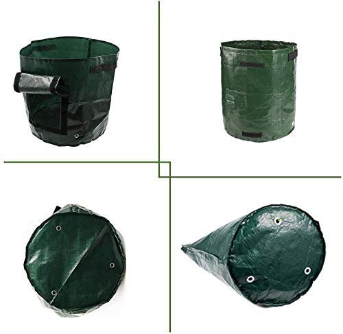 Potato-Grow-Bags,2 Pack 10 Gallon Garden Vegetable Planter With Handles&Access Flap For Vegetables,Tomato,Carrot, Onion,Fruits,Potatoes-Growing-Containers,Ventilated Plants Planting Bag #TOP6