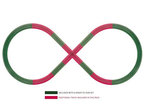 Lionel 6-12030 Fastrack Figure-8 Add-On Track Pack thumb #1