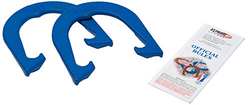 St. Pierre Eagle Forged Steel Tournament Horseshoes Large Hooks 2.5 Lbs - Blue