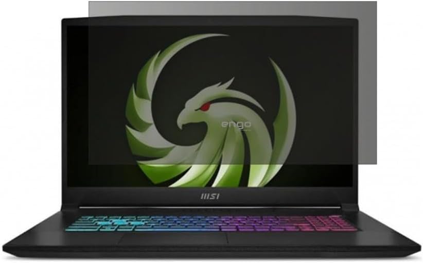 Engo MSI Bravo 17 D7VF 17.3 inç ile Uyumlu Hayalet Ekran Koruyucu Privacy Gizlilik Önleyici