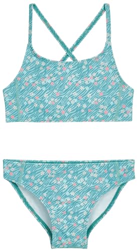 Playshoes Zweiteiler Parte Superiore del Bikini, Floreale, 158-164 Bambine e
