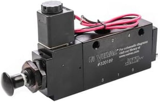 Valve, Sol/Sprg Ret/Man Overide, 4-Way
