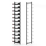 GOPLUS Botellero de Vino de Pared, Soporte de Metal para Almacenamiento de...