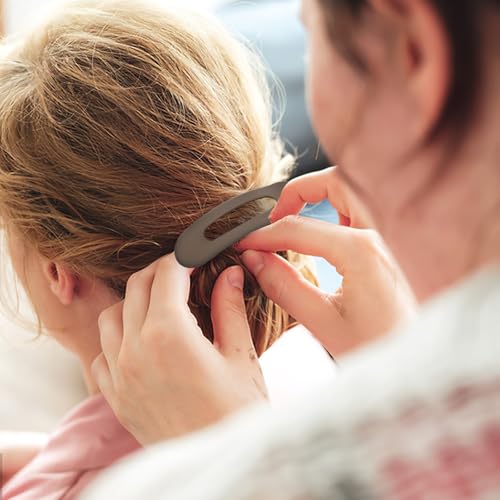 Pince à Griffes Plate pour Cheveux en Plastique, Finition Mate – vue 4
