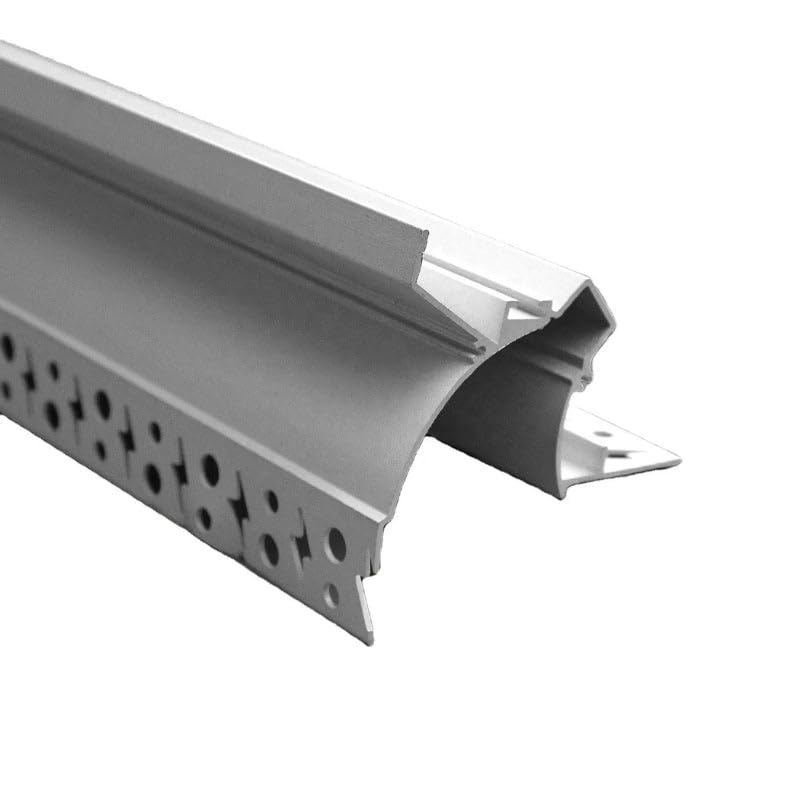 SILAMP Profilé Aluminium Blanc 2m pour Ruban LED simple pour Faux-Plafond