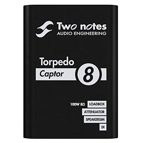 Two Notes Torpedo Captor 8 Ohms Loadbox, DI, Attenuator & Speaker