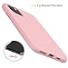 Miracase Liquid Silicone Case Compatible with iPhone 11 Pro Max 6.5 inch(2019), Gel Rubber Full Body Protection Shockproof Cover Case Drop Protection Case（Pink）
