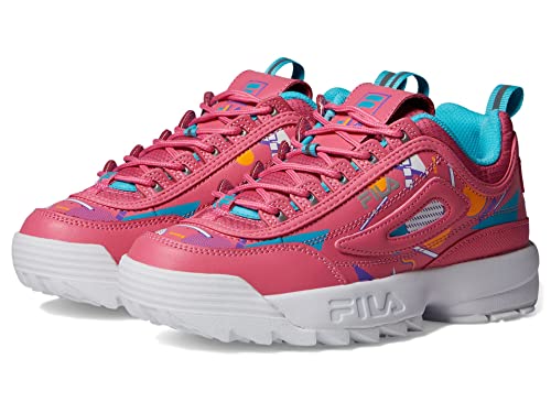 Fila Disruptor II Premium (Big Kid) Bubblegum/Scuba Blue/White 6 Big Kid M