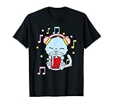 Kitty Kawaii Bubble Tea Headphones Music canvas