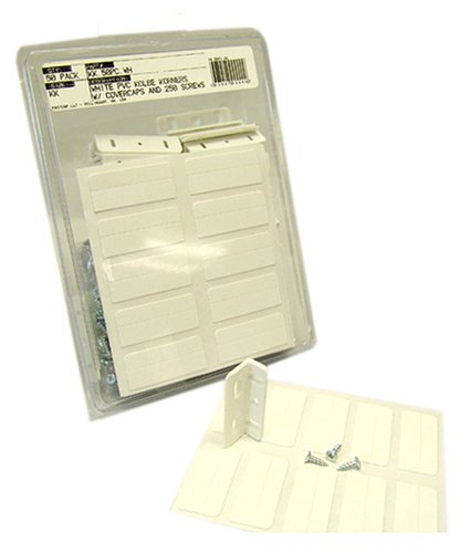 FastCap White Polycarbonate Kolbe Korner -50 Pack (Includes 250 Screws & 100 Kolbe Korner Fastcaps)