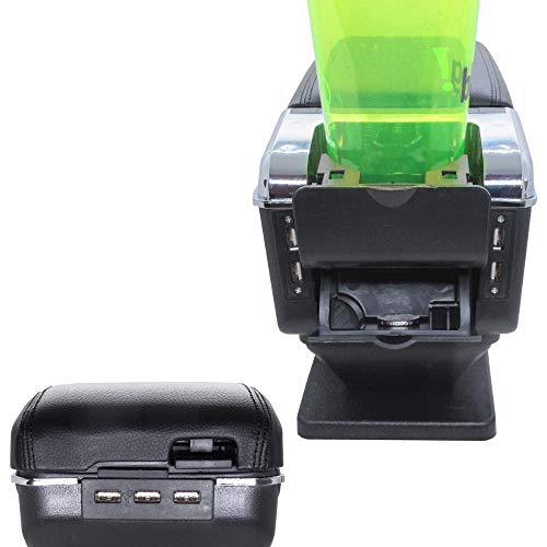 Apoio de Braço Universal Preto Ajustável 7 Entradas Usb