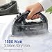Panasonic Cordless Steam/Dry Iron 1500W - NI-WL700A - Wireless Steamer with Stainless Steel Plate - Quickly Heats Up in Under 5 Minutes - Cordless, Lightweight Iron - Black/Dark Blue