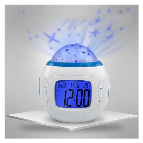 Reloj digital proyección led con música para regalar en cumpleaños 3