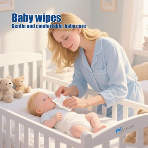 Cleaning Wipes, Hand and Mouth Soft Wipes, Unscented and Hypoallergenic, 3 Packs of 60 Wipes - Image 5