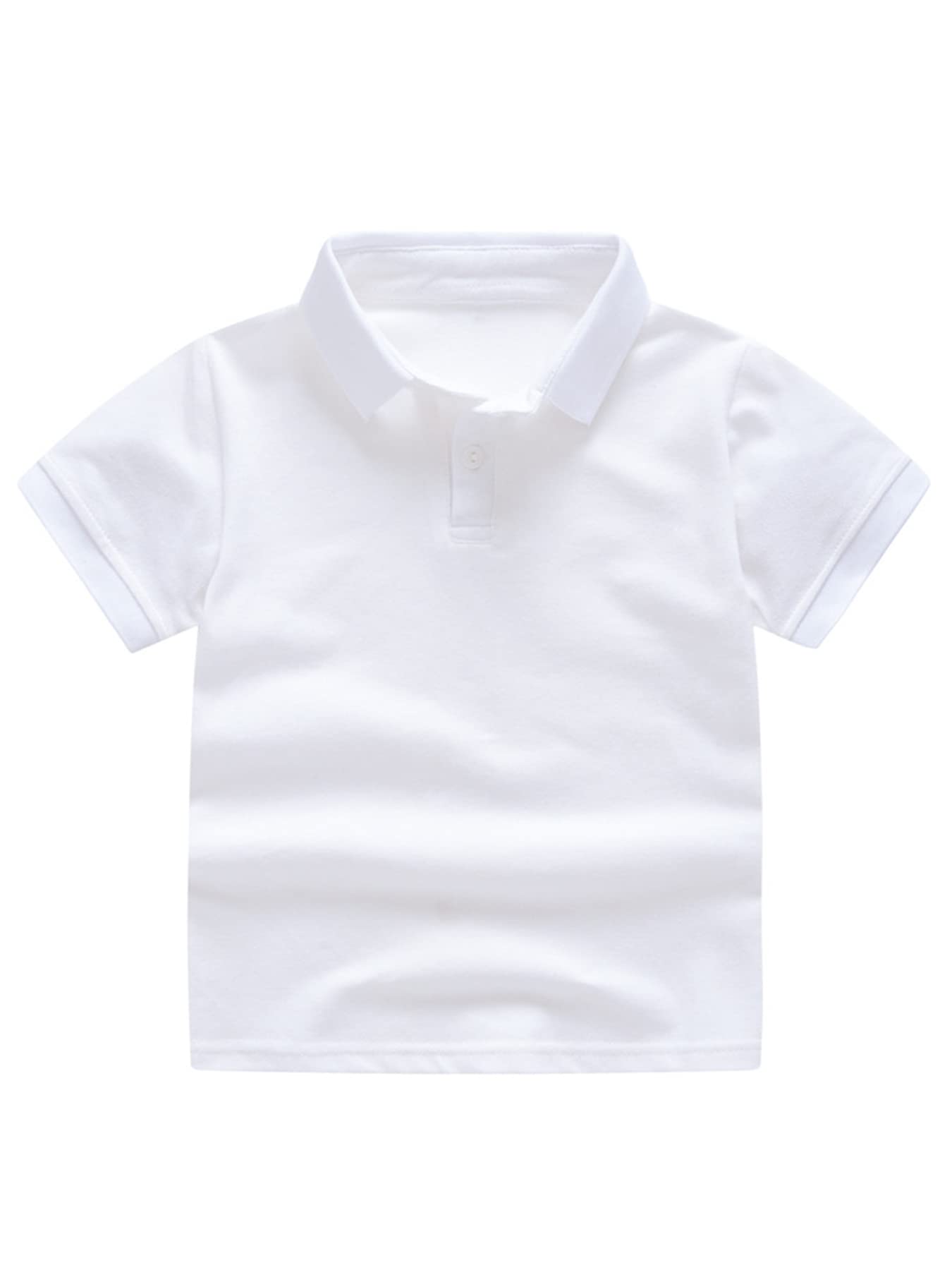 DEBAIJIA Polo Niño Manga Corta Niños Camisetas Top 1-12T Algodón Polo Deportiva Verano Casual Moda Transpirable