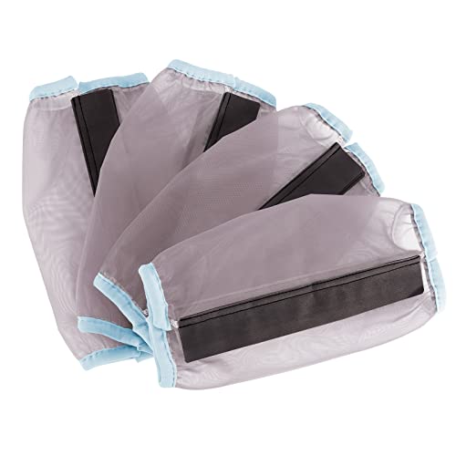 HR Farm- Horse Leggins, Loose Fitting Fly Boots,Horse Boots Leg Wraps Protection Gear Equine Set of 4