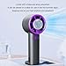 Zambuph Ventilador de hielo recargable con aspas USB para viento fuerte Imagen de Zambuph Ventilador de hielo recargable con aspas USB para viento fuerte