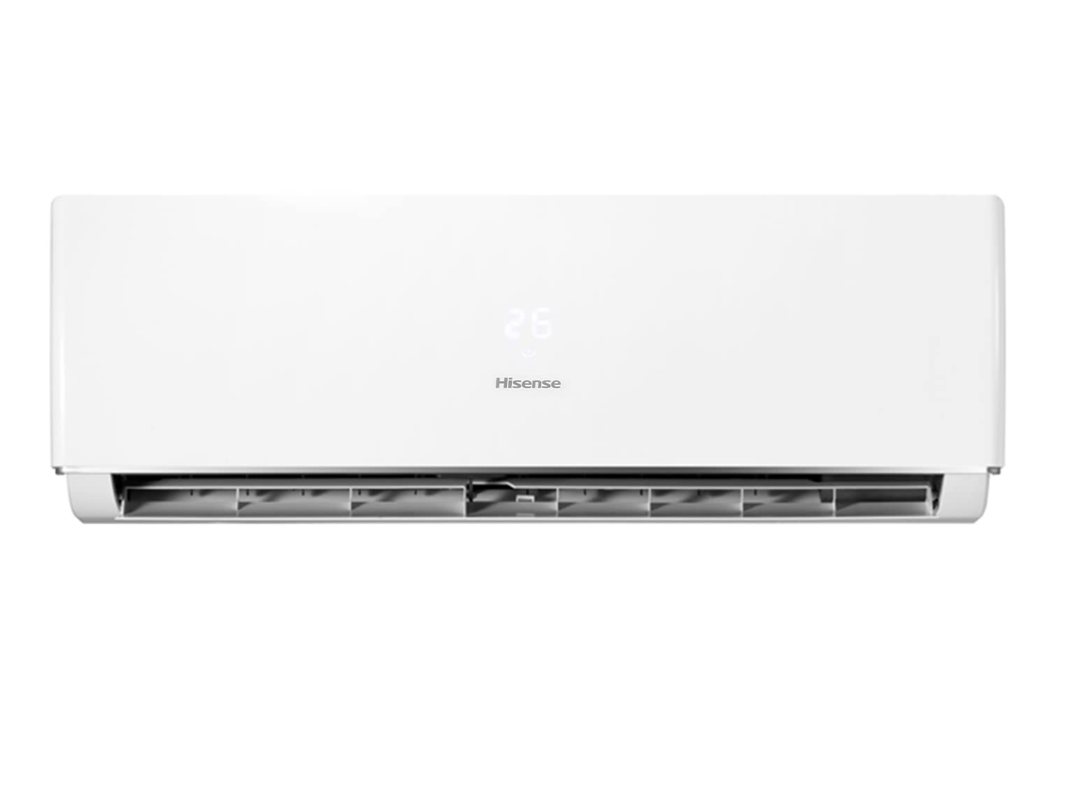 Hisense AS-24CT4SBBDBG, 2 Ton Split Air Conditioner with Rotary Compressor, 3 Speeds with Auto Restart Function, White, 1 Year Warranty