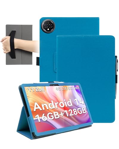 Protège tablette FEONAL 2025 11 anti chute et rayure imperméable bleu azur