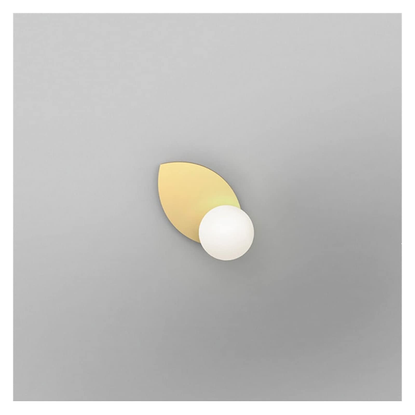 VDOQTLJT Wall lamp Lamp Minimalist Corridor Aisle Designer - Bedroom Study Background Simple Household 's Small Sconce(Bgoldsection,Warmlight)