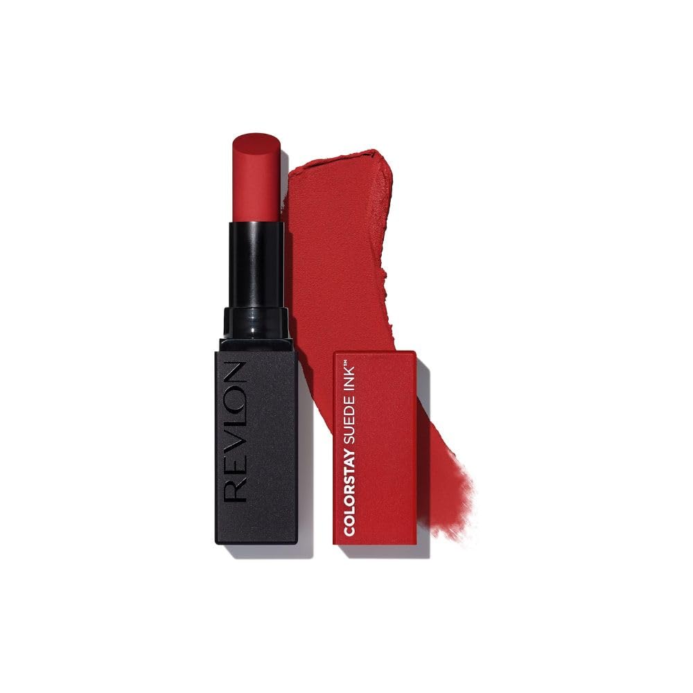 REVLON ColorStay Suede Ink Labial Mate Larga duración, Tono 016 BREAD WINNER en oferta en Amazon