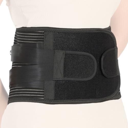 Soporte lumbal, barra lumbar inferior - compresión lumbar lumbar inferior, corrección de postura elástica transpirable de la red de seguridad de cintura para mujeres, hombres, atletas