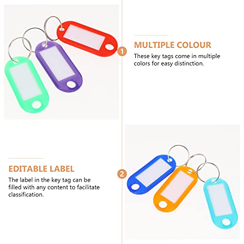 Chiave di Plastica Tag Chiave Id Tag con Etichetta...