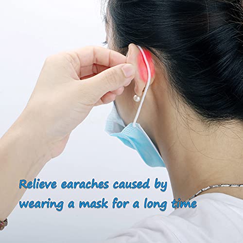 hx aurize face mask strap extender adjustable for comfortable and relieves pain ears multi-colored