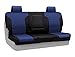 Coverking Custom Fit Rear 60/40 Back Seat Cover for Select Kia Optima Models - Neosupreme 2-Tone (Navy Blue with Black Sides)