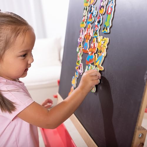 Melissa & Doug Disney Mickey Mouse Wooden Character Magnets (20 pcs) Toys for Disney Fans, Mickey Mouse Fridge Magnets, Pretend Play & Toddler Toys for Kids Ages 2+ image 5