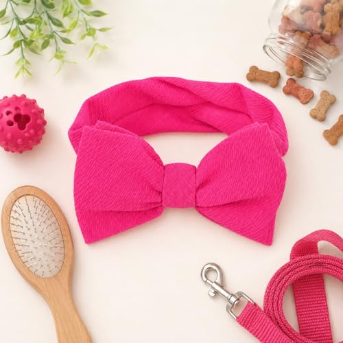 Sombrero para mascotas con moños y banda elástica para perros y gatos miniatura 5