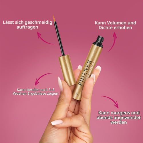 PHIENEX 2026 New Version Wimpernserum für Längere, Dichtere & Volle Wimpern – Ansicht 8